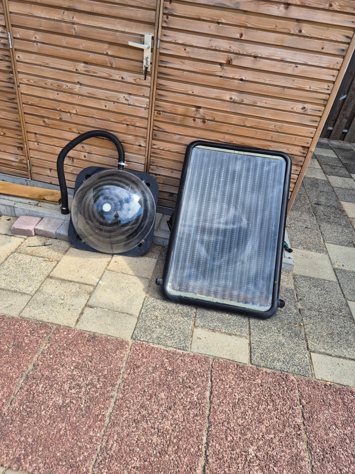 Solar zwembadverwarmingen, Ophalen, Gebruikt