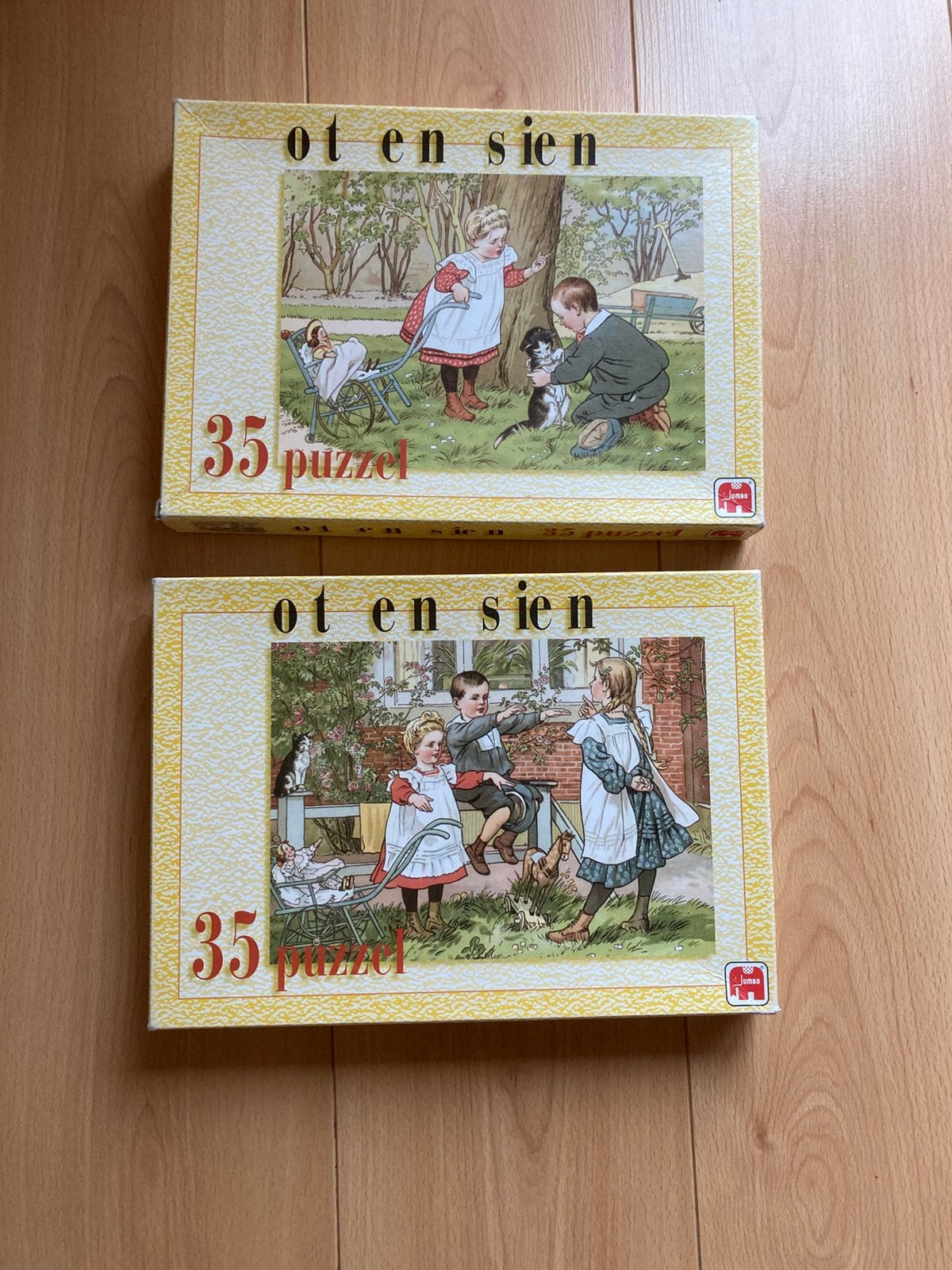 2 Ot&Sien puzzels 35 stukjes, Kinderen en Baby's, Ophalen of Verzenden, 10 tot 50 stukjes, Gebruikt, 4 tot 6 jaar