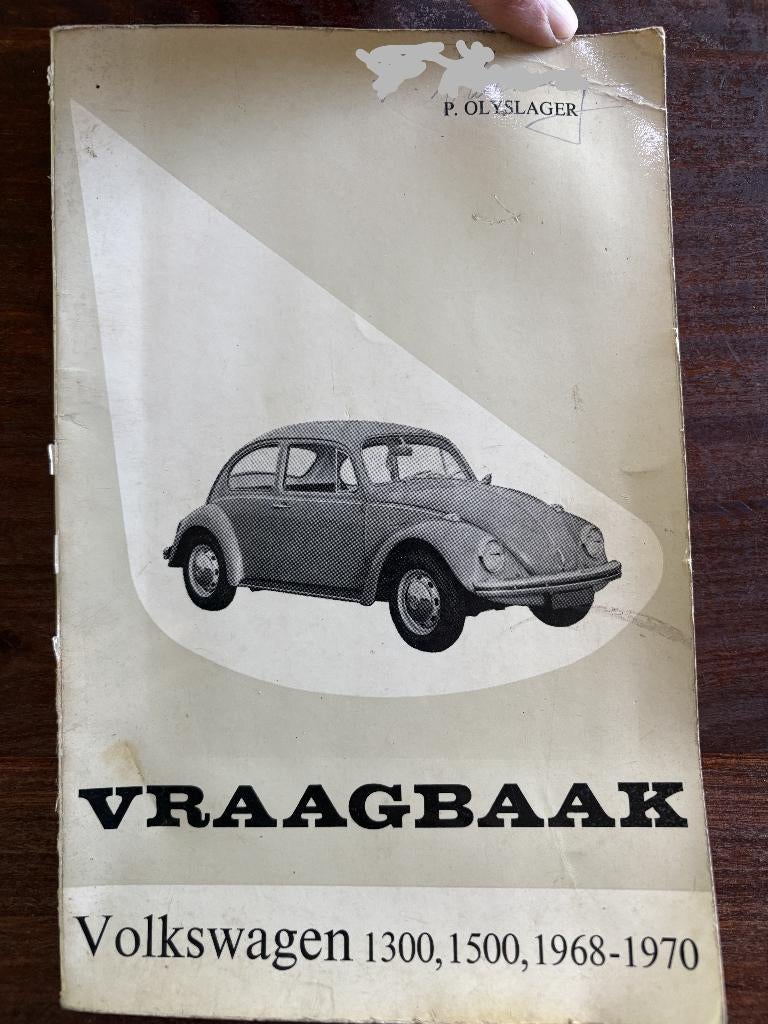 Vraagbaak Volkswagen 1300, 1500, 1968-1970, Ophalen of Verzenden