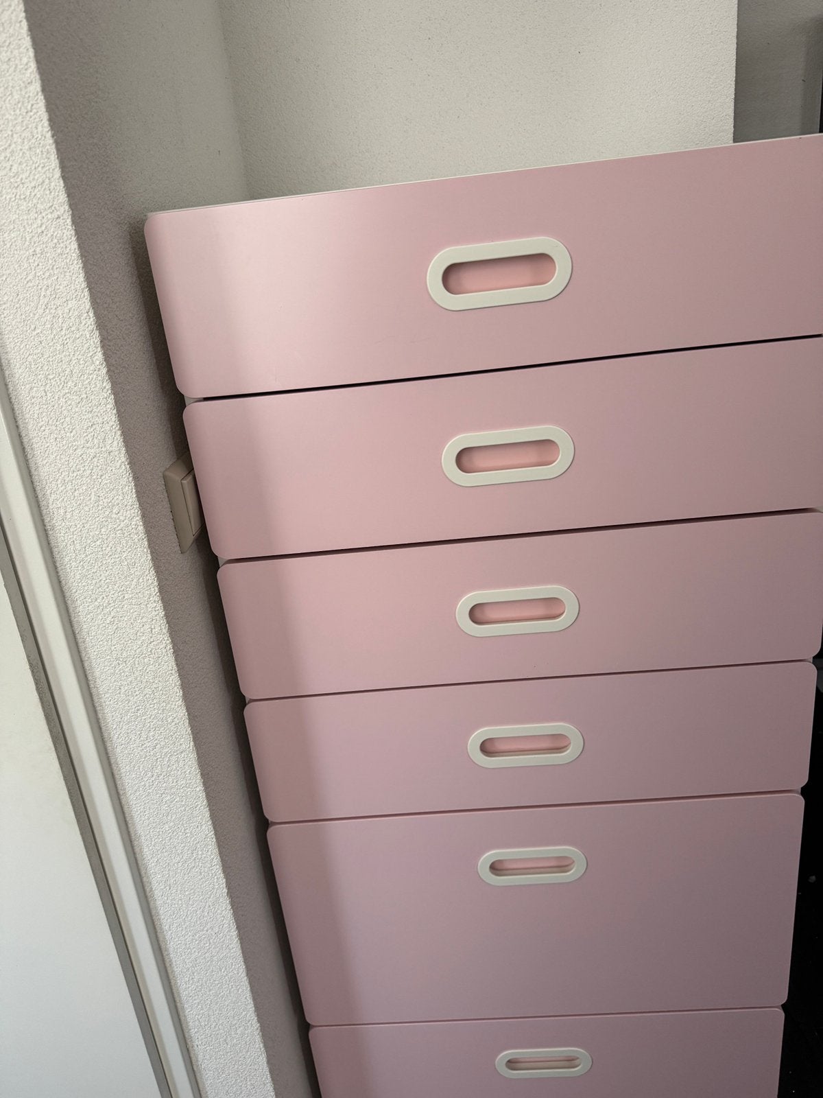 Rose ladekast, Ophalen, 50 tot 100 cm, Zo goed als nieuw, Minder dan 100 cm
