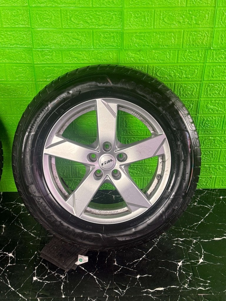 Ford Kuga Volvo XC40 XC60 velgen 17" 5x108 winterset 6mm, Niet ingevuld, Gebruikt, Banden en Velgen, Niet ingevuld
