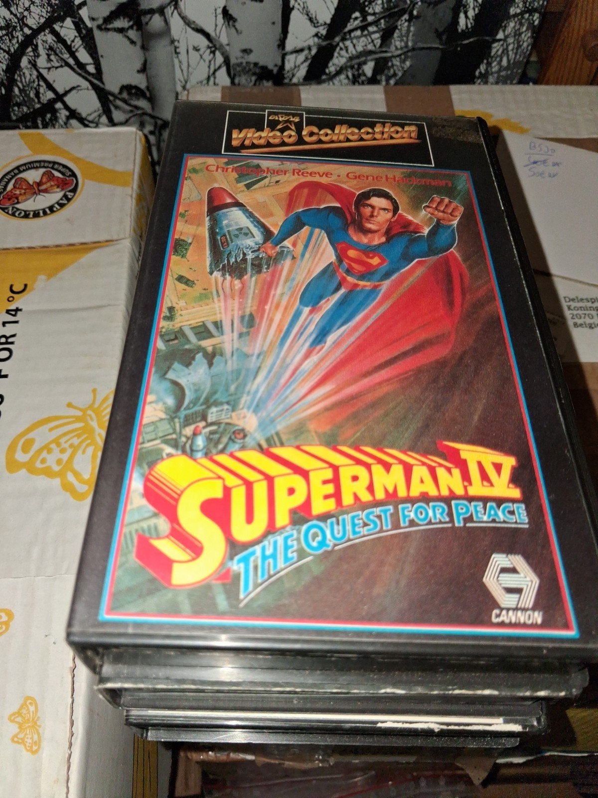 Vhs - Superman IV, Vanaf 16 jaar, Ophalen of Verzenden, Gebruikt, Actie en Avontuur