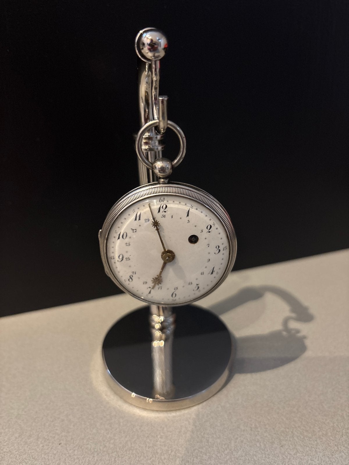 Antiek Zilveren Zakhorloge spillegang - Uniek Stuk, Ophalen of Verzenden