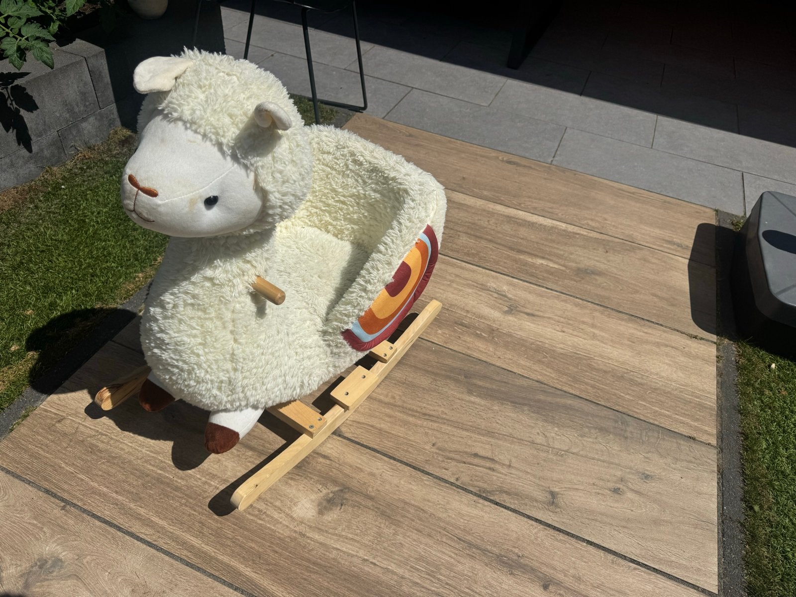 Schattig schaap schommelpaard voor kinderen, Ophalen, Gebruikt, Overige typen