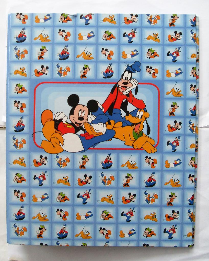 Walt Disney Klapper A-4 Formaat 2 Ringen Mickey Mouse Goofy, Ophalen of Verzenden, Mickey Mouse, Zo goed als nieuw, Overige typen