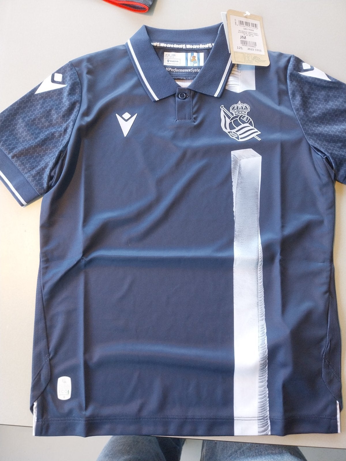 Real Sociedad uitshirt 2023/24 maat 140 (kids), Maat XS of kleiner, Verzenden, Nieuw, Shirt