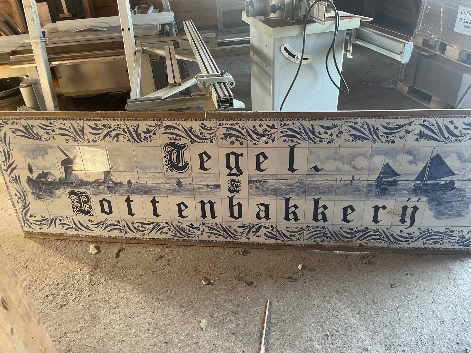 Vintage oudhollands tegeltableau, Antiek en Kunst, Ophalen