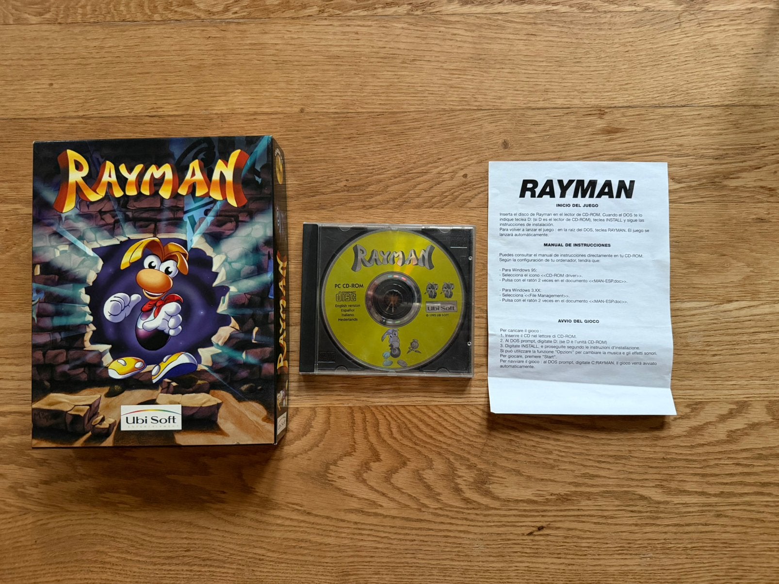 Rayman PC game in originele box, 1 speler, Zo goed als nieuw, Vanaf 3 jaar, Ophalen