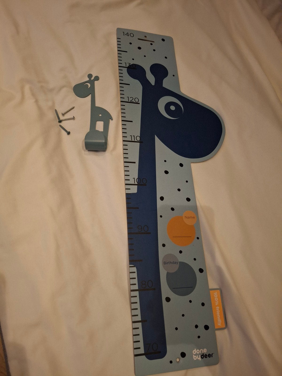 Done by Deer Groeimeter Giraffe - Zo goed als nieuw, Done by Deer, Ophalen of Verzenden, Zo goed als nieuw, Wanddecoratie