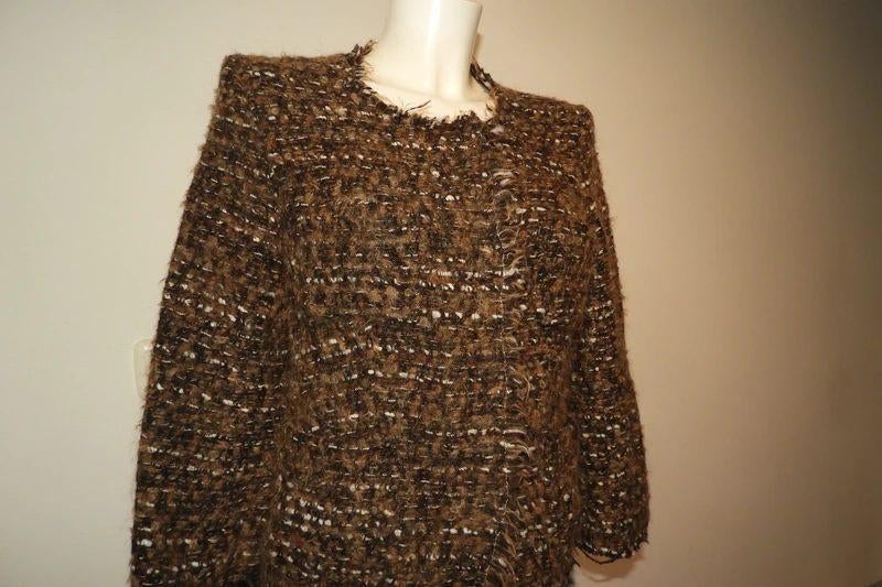 Isabel Marant etoile grof vest jasje ruwe afwerking mt 1S, Kleding | Dames, Isabel Marant, Bruin, Verzenden, Maat 36 (S)