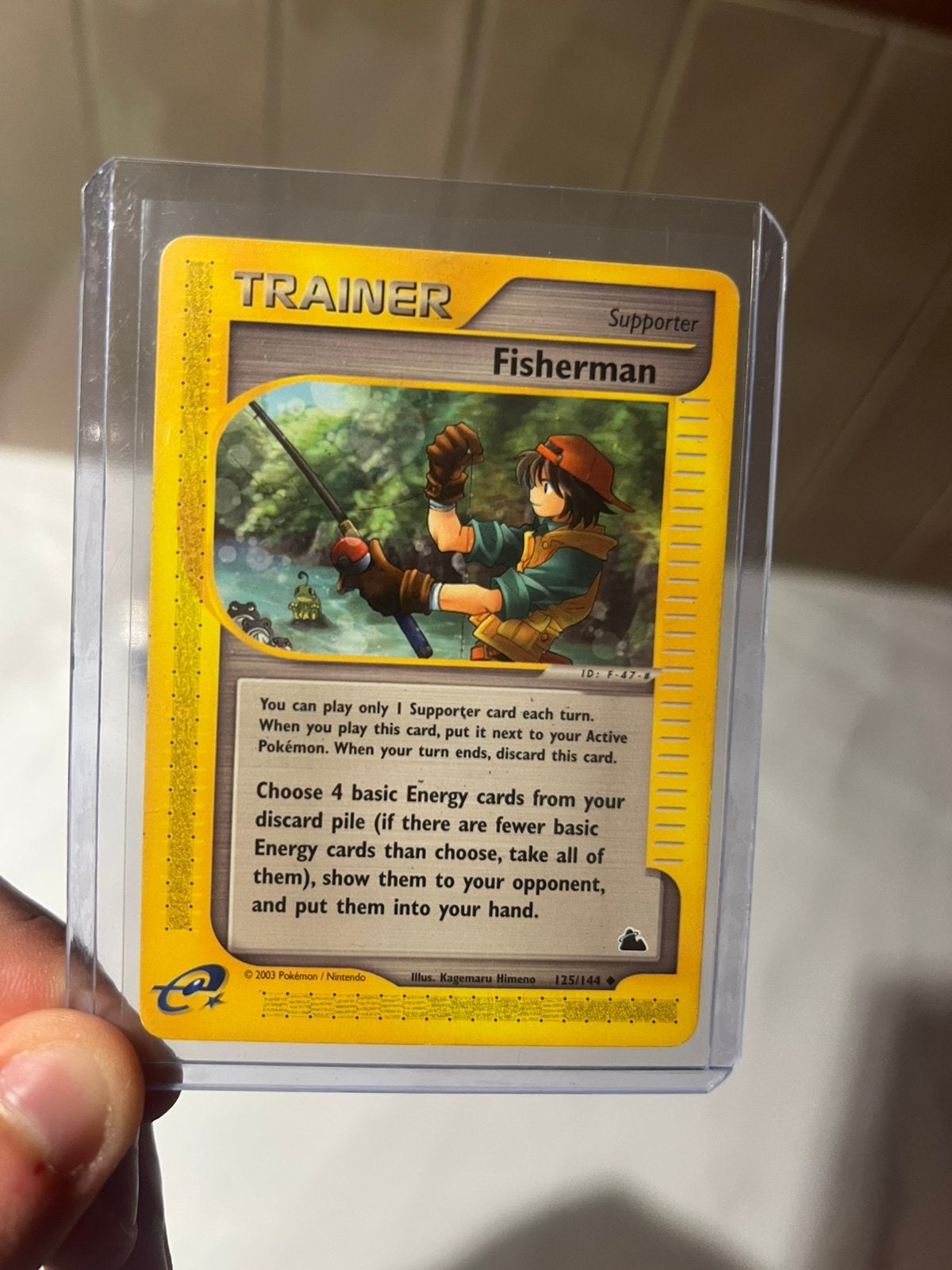 Pokemon kaart Fisherman #125 (3 beschikbaar), Ophalen of Verzenden, Zo goed als nieuw