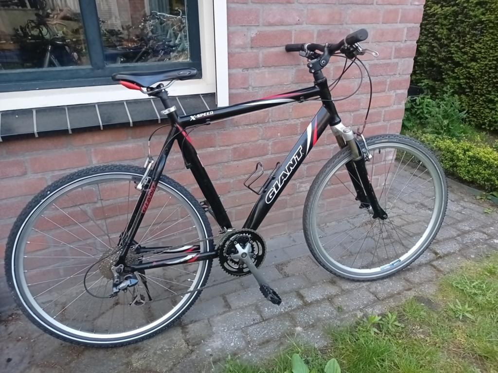 Giant X-Speed, gravel hybride, 28 inch, Velgrem, Zo goed als nieuw, 57 tot 61 cm