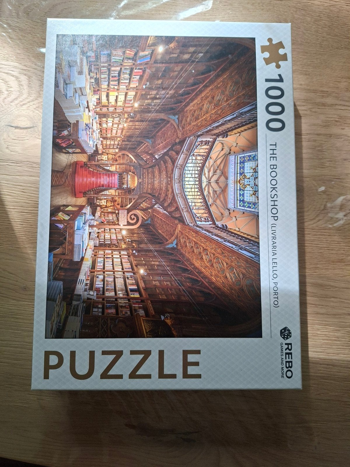 Legpuzzel 1000 stukjes: The Bookshop Livraria Lello Porto, Ophalen of Verzenden