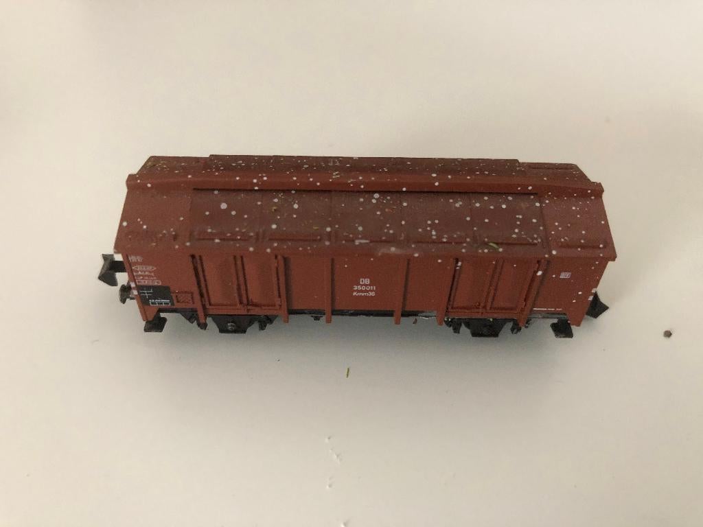 Trix N 3531 klapdekselwagon nette staat ovp, Hobby en Vrije tijd, Modeltreinen | N-Spoor, Gelijkstroom, Trix, Wagon, Ophalen of Verzenden