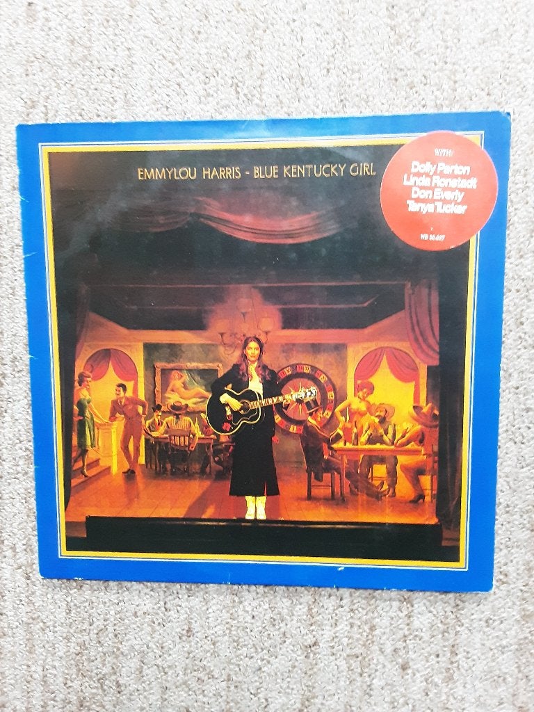 vinyl lp Emmylou Harris blue kentucky girl, LP, Gebruikt, Originele persing, Ophalen of Verzenden