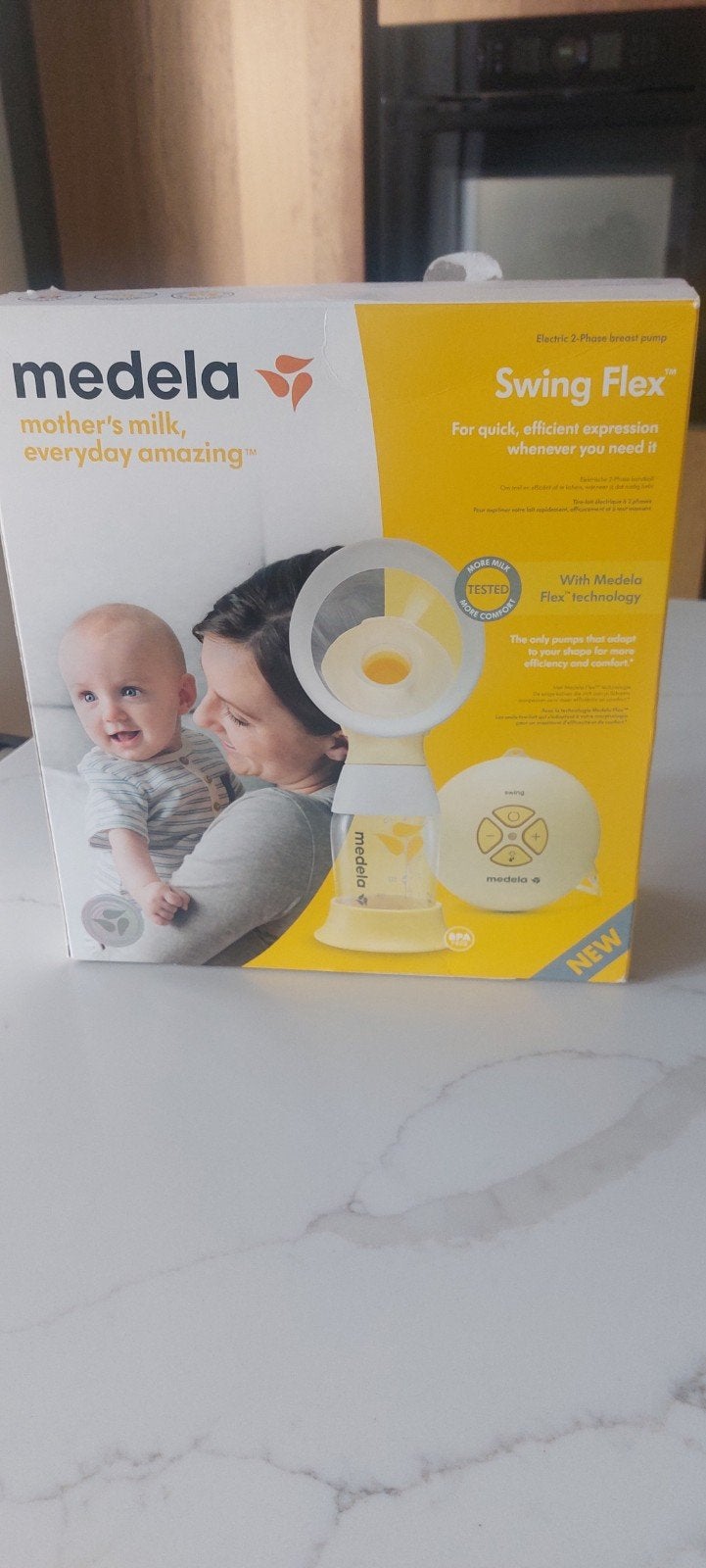 Medela Swing Flex Elektrische 2-Fase Borstkolf - Nieuw, Ophalen of Verzenden, Zo goed als nieuw, Borstkolf, Medela