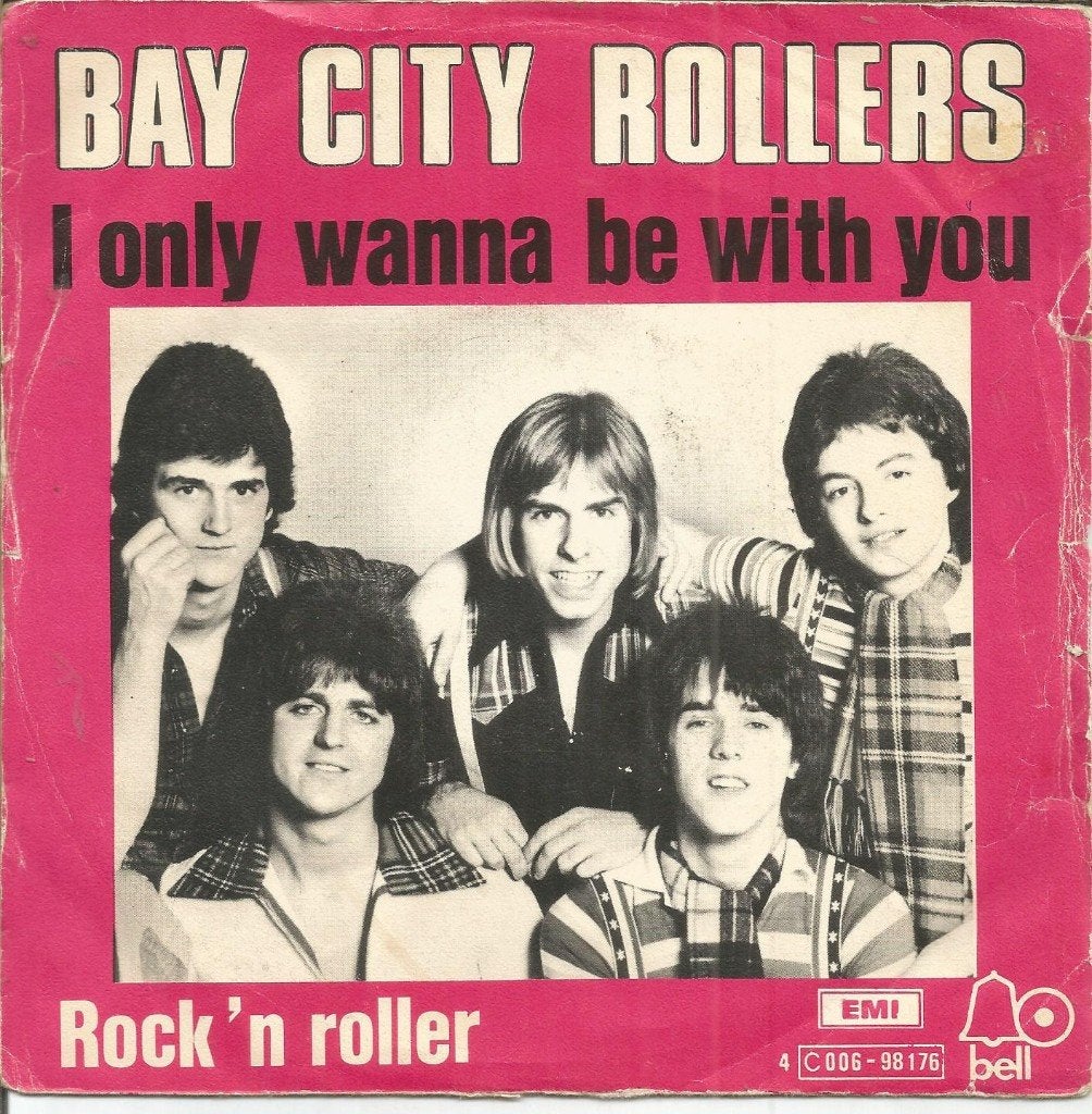 Bay City Rollers – I Only Wanna Be With You (Belgium 1976), Cd's en Dvd's, Vinyl Singles, Gebruikt, Fotohoes, 7 inch, Ophalen of Verzenden