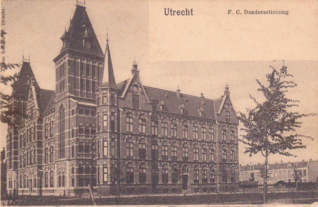 00121 Utrecht - F.C. Dondersstichting, Verzenden, Voor 1920, Ongelopen, Utrecht