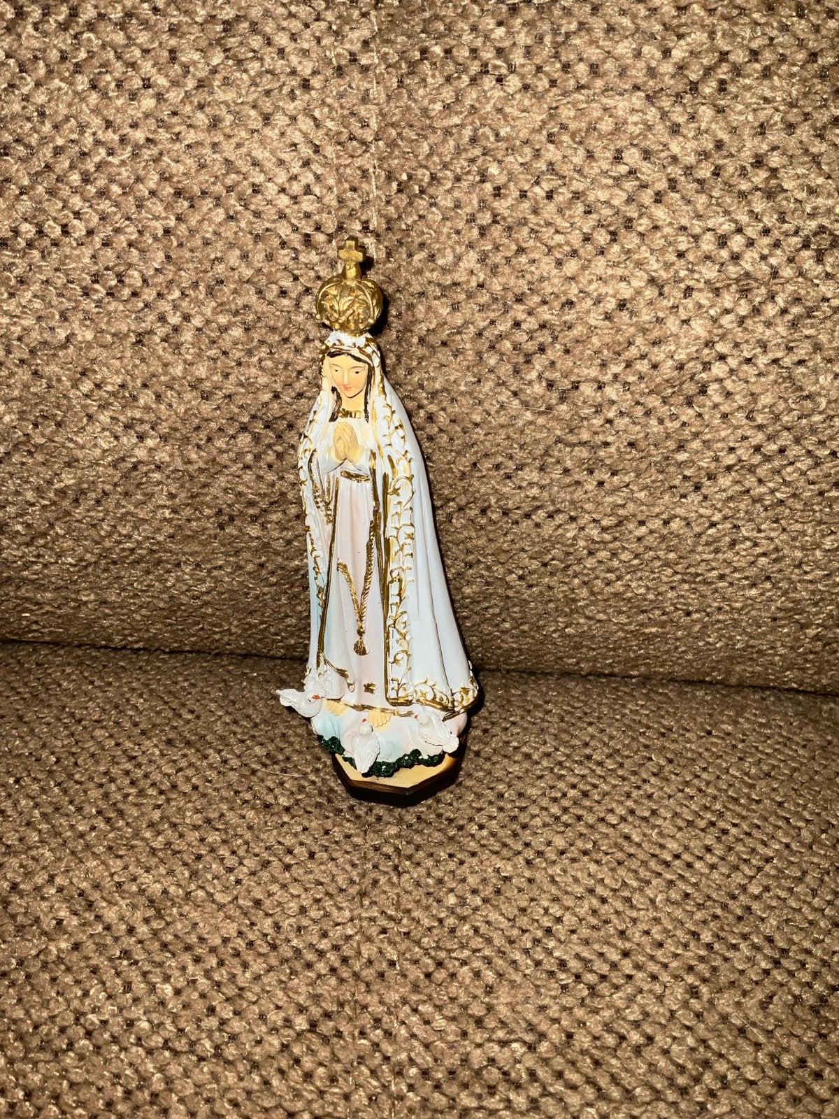 Beeldje van Maria van Fátima - 13cm, Antiek en Kunst, Ophalen of Verzenden