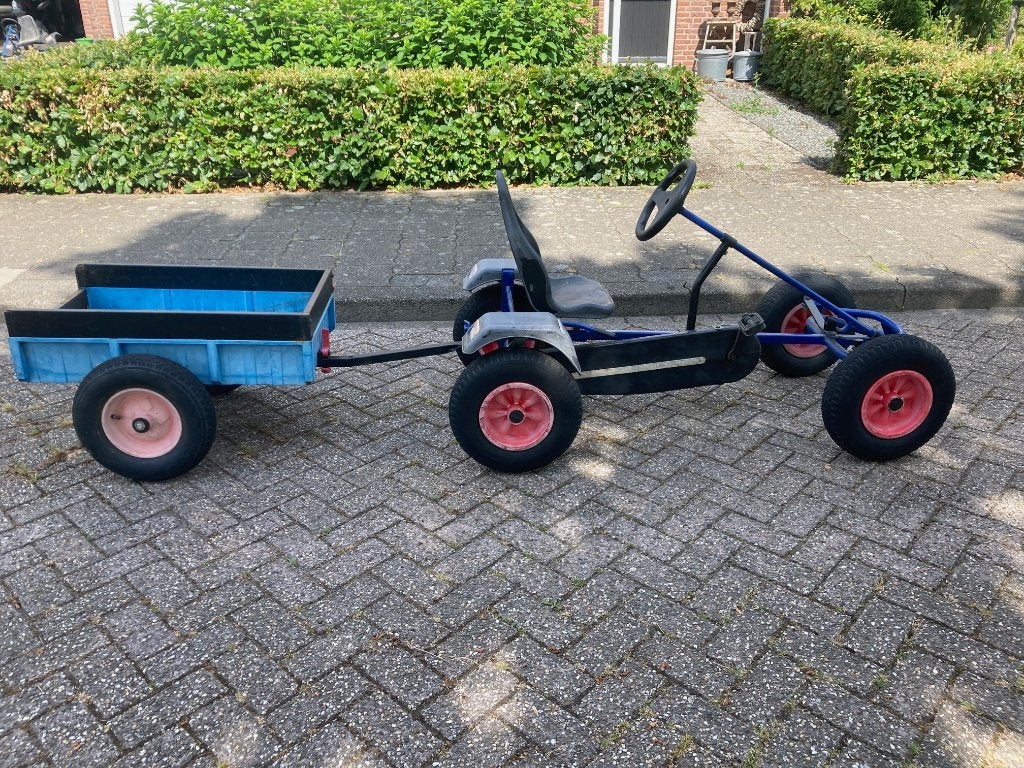 Skelter met aanhanger (1), Ophalen, Gebruikt, Berg, Met kar of aanhanger