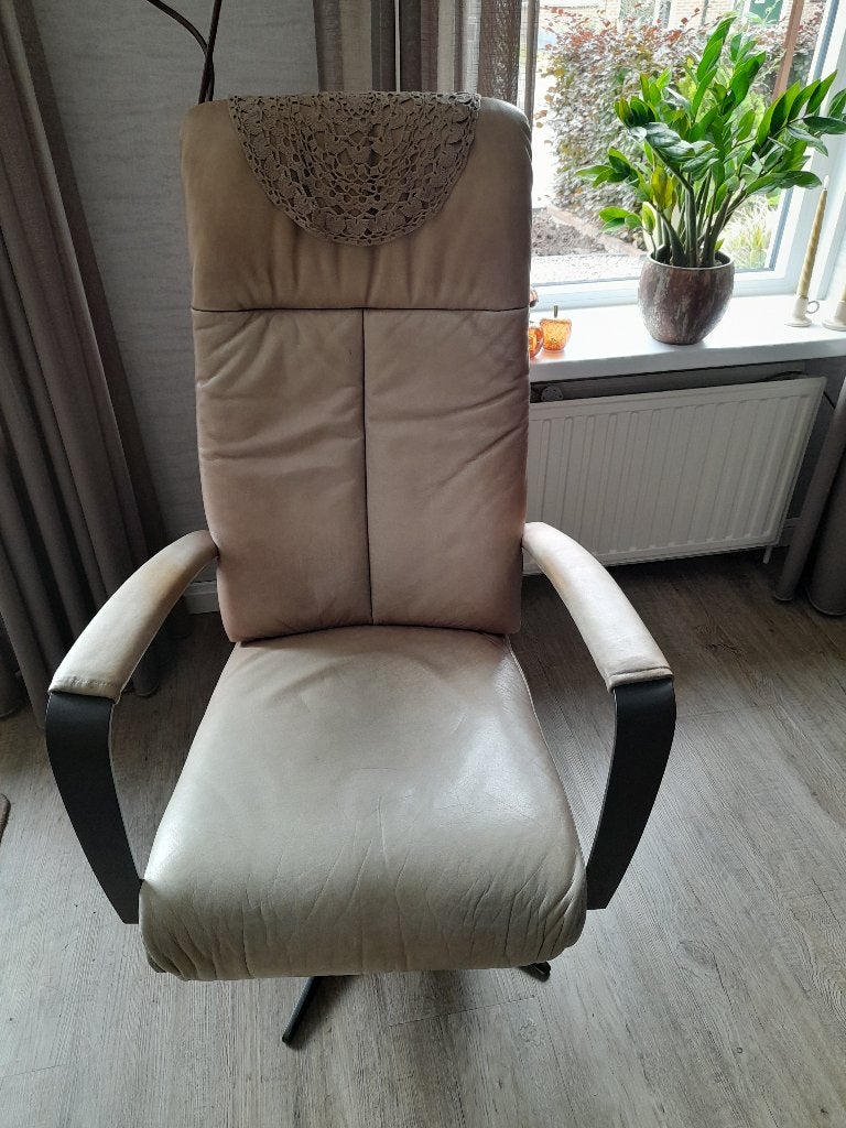 electrische relax stoel, Ophalen, Gebruikt, Minder dan 75 cm, Leer