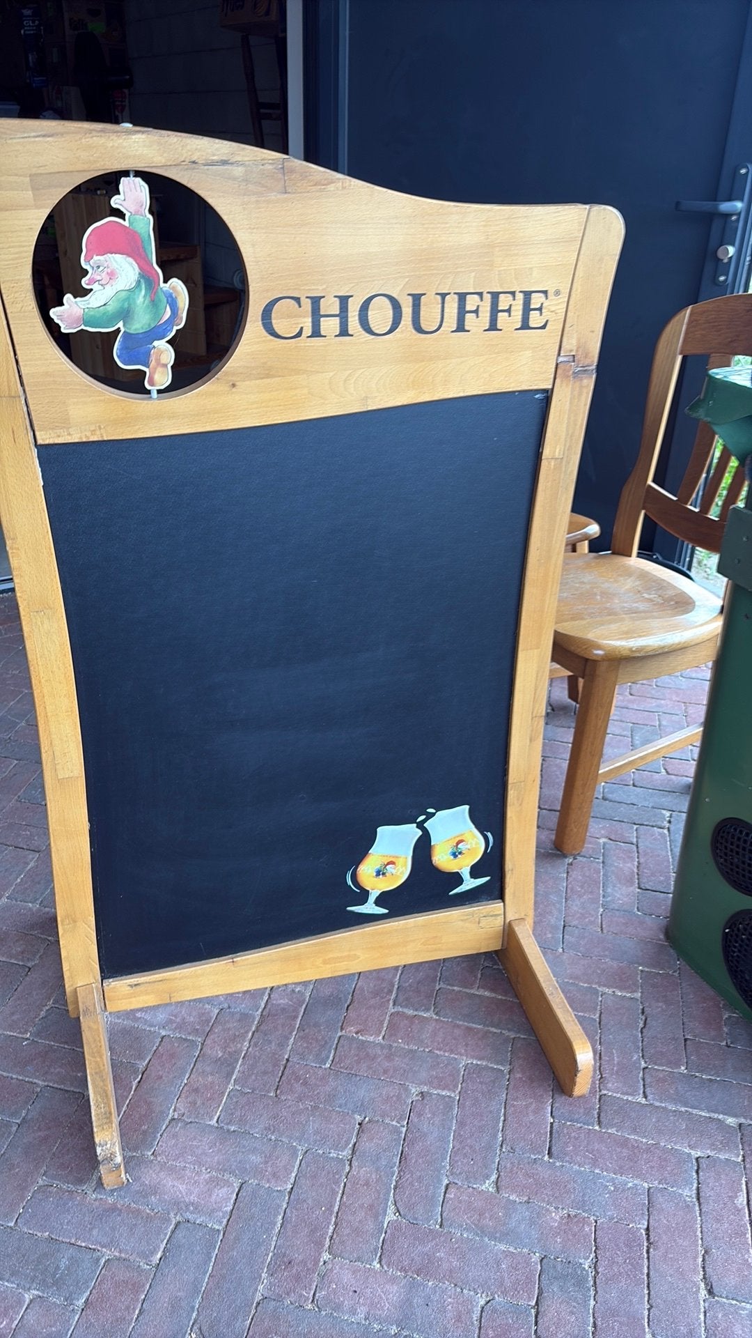 La Chouffe krijtbord, Ophalen, Zo goed als nieuw, Overige merken