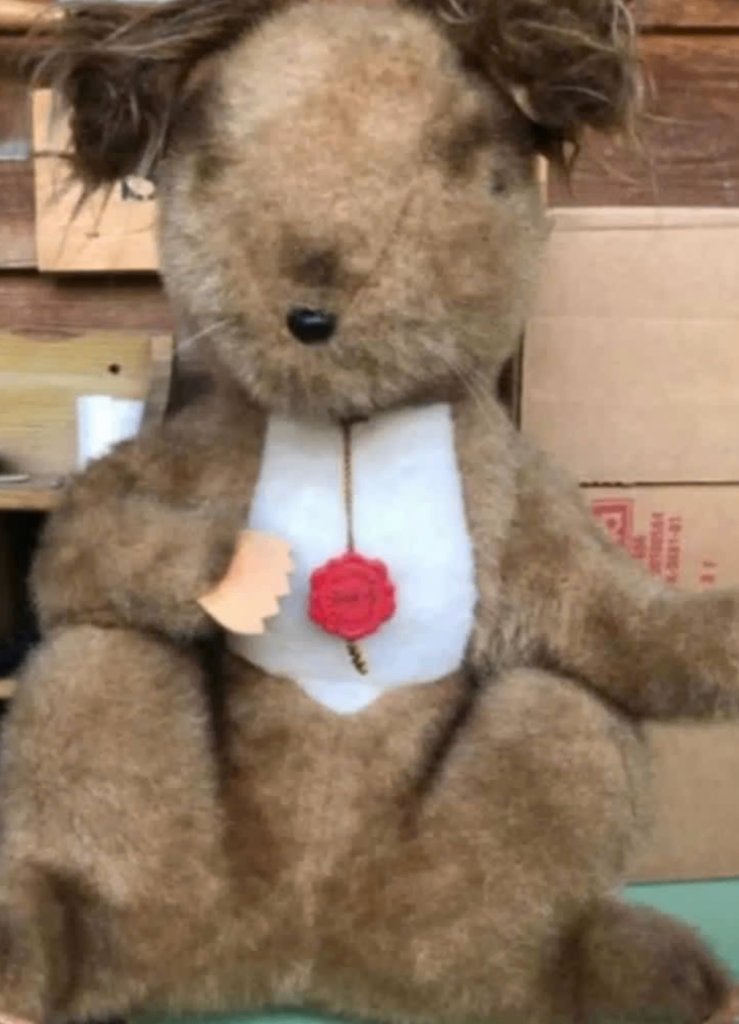 Hermann Teddy Knuffel - 45 cm - eekhoorn, Ophalen of Verzenden, Zo goed als nieuw, Overige typen, Middelgroot (20 tot 80 cm)