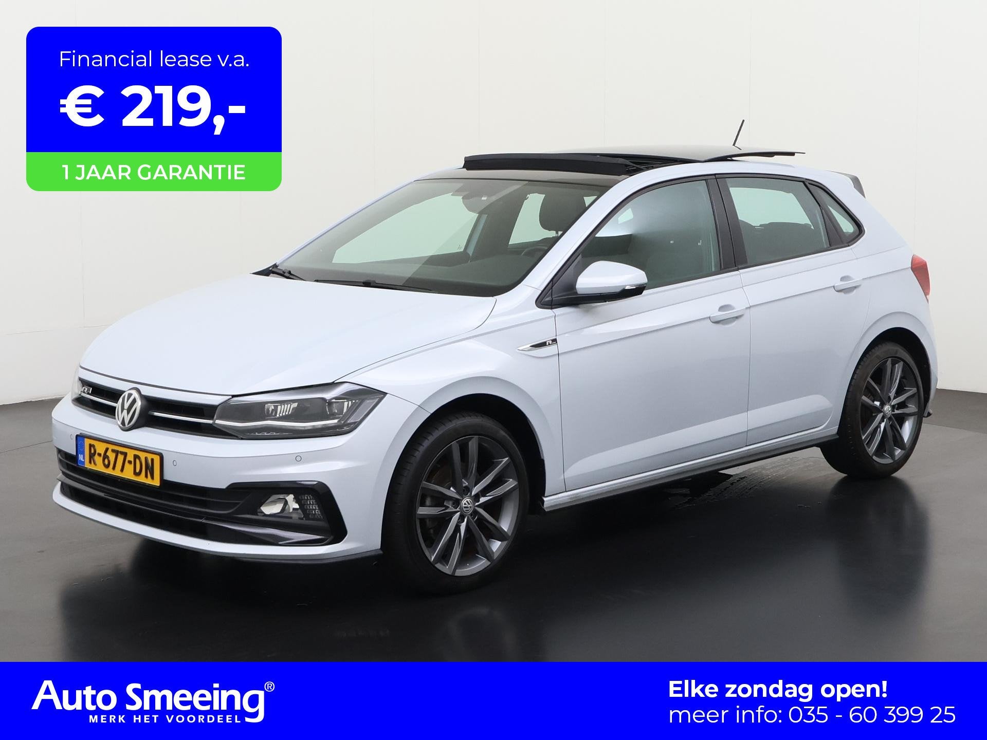 Volkswagen Polo 1.5 TSI R-Line DSG | Schuifdak | Digital Coc, Auto diversen, Automaat, 1498 cc, Volkswagen, Kundenbetreuung@volkswagen.de