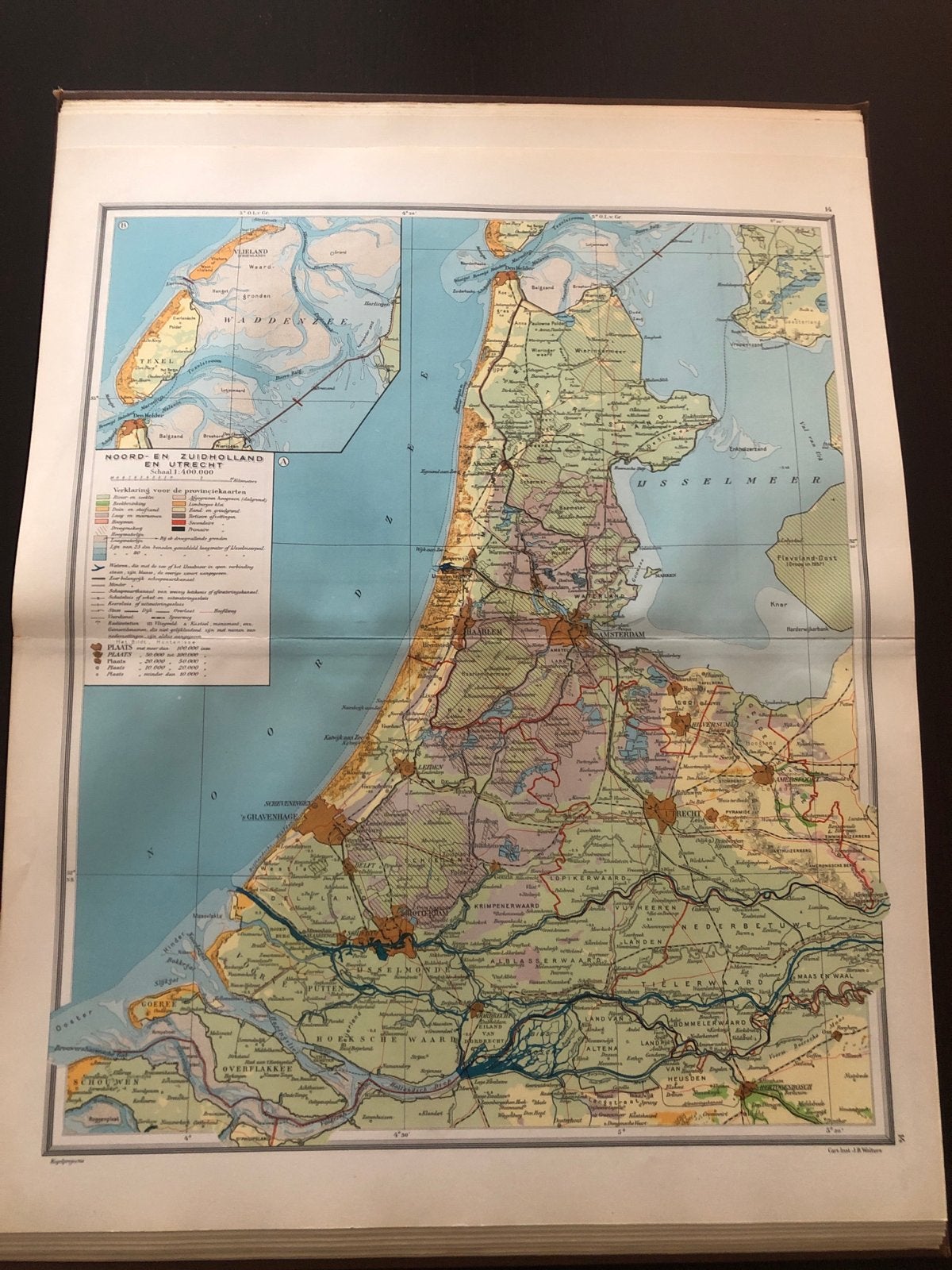Bos-Niermeyer Schoolatlas der Gehele Aarde 1930, Gelezen, Bosatlas, Ophalen of Verzenden, 1800 tot 2000
