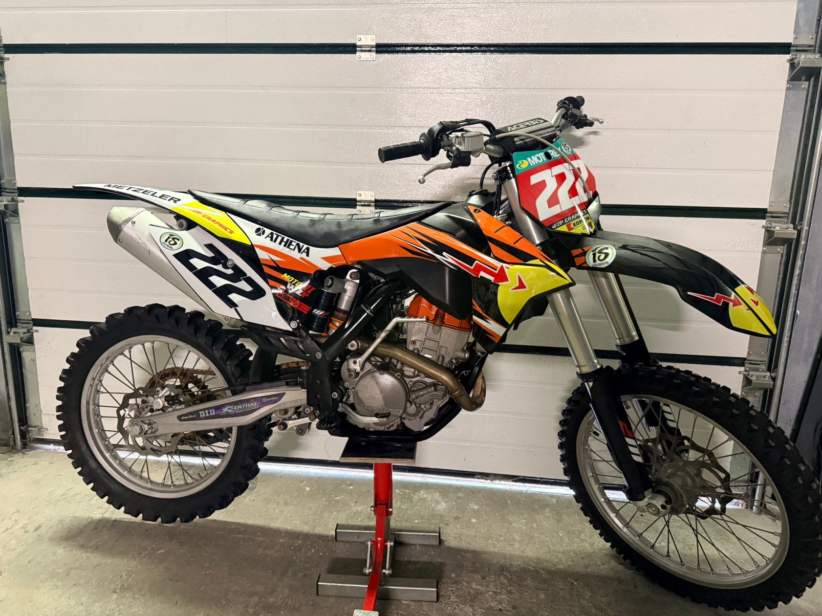 Ktm sxf 250 elektrische start, Fietsen en Brommers, 6 versnellingen, 250 cc, Gebruikt, Ophalen
