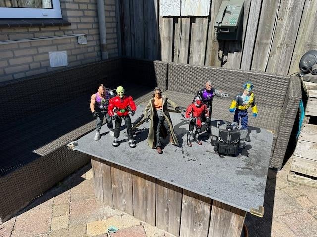 Action man. Dr. X 7 figuren., Kinderen en Baby's, Speelgoed | Actiefiguren, Ophalen of Verzenden, Gebruikt