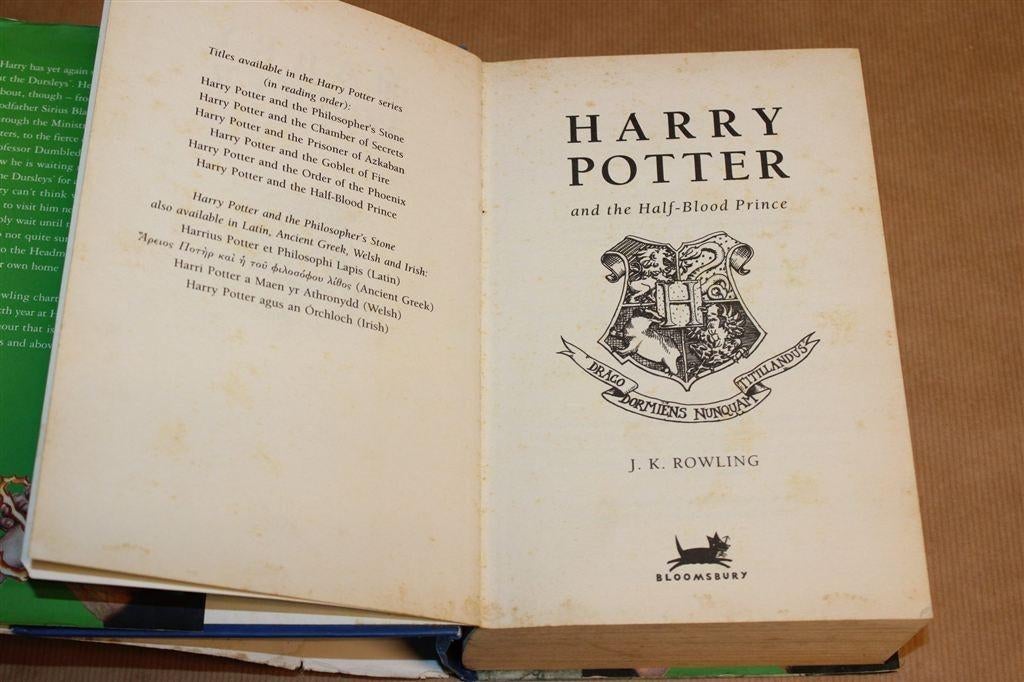 Harry Potter & Half-Blood Prince — Engels First Edition, Boeken, Fantasy, Ophalen of Verzenden, Gelezen