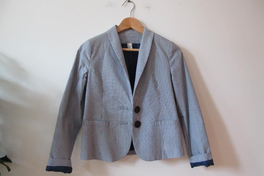 Striped blazer (Zara Kids), Ophalen of Verzenden, Zo goed als nieuw, Jongen, Jas