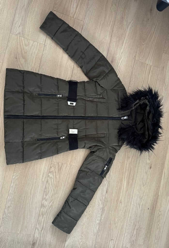 Winterjas groen maat XS, Ophalen of Verzenden, Zo goed als nieuw, Coolcat, Maat 34 (XS) of kleiner