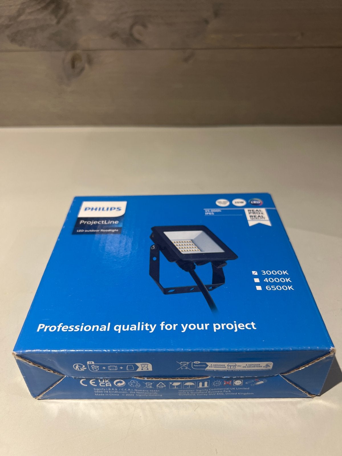 Philips ProjectLine LED Buiten Schijnwerper 20W 3000K, N, N, Nieuw, Ophalen of Verzenden