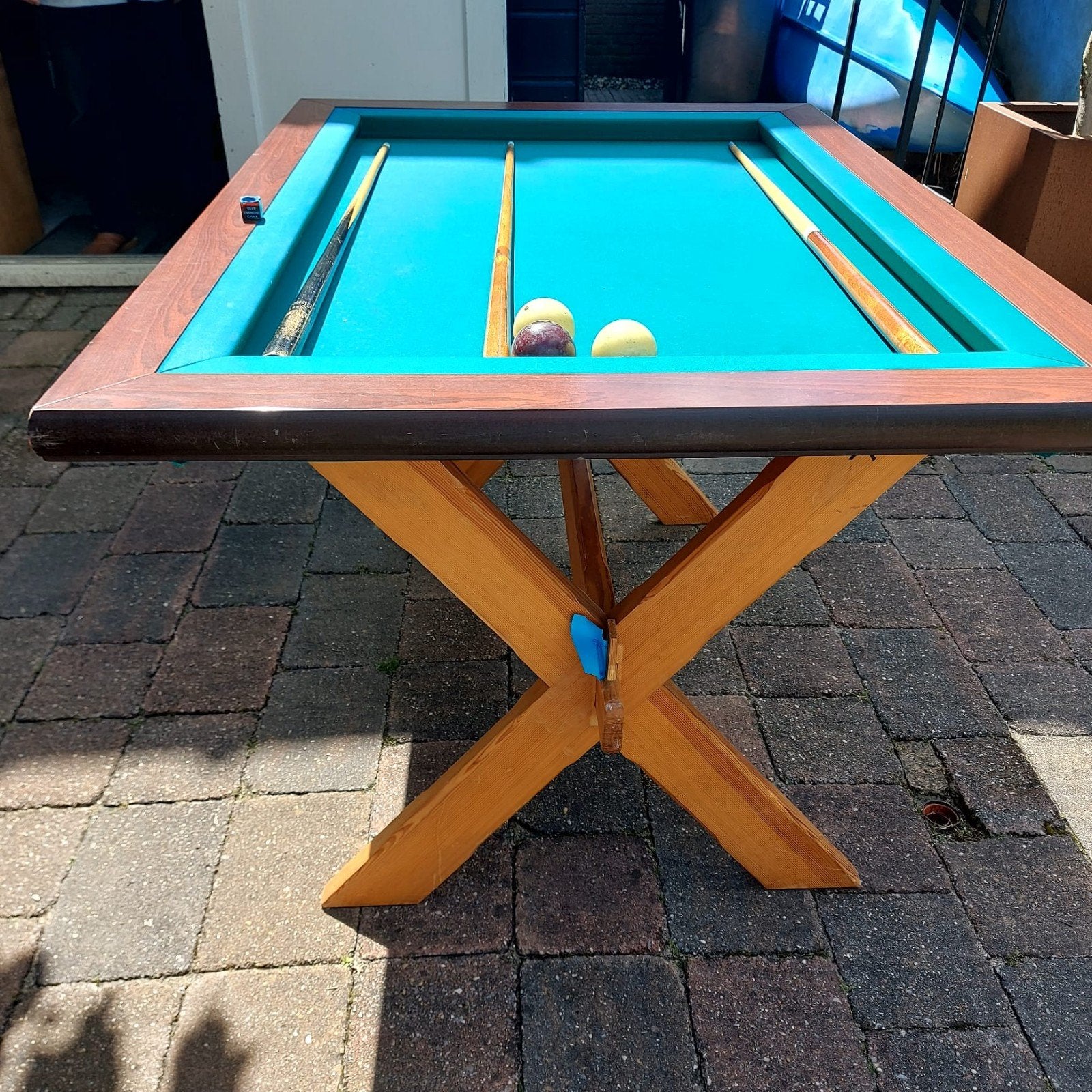Biljarttafel, gebruikt, Sport en Fitness, Biljarten en Poolen, Ophalen, Gebruikt, Biljarttafel