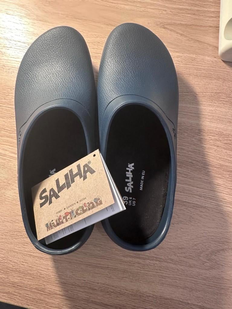 Saliha clogs, tuinschoenen, Kleding | Dames, Schoenen, Overige typen, Nieuw, Verzenden, Blauw