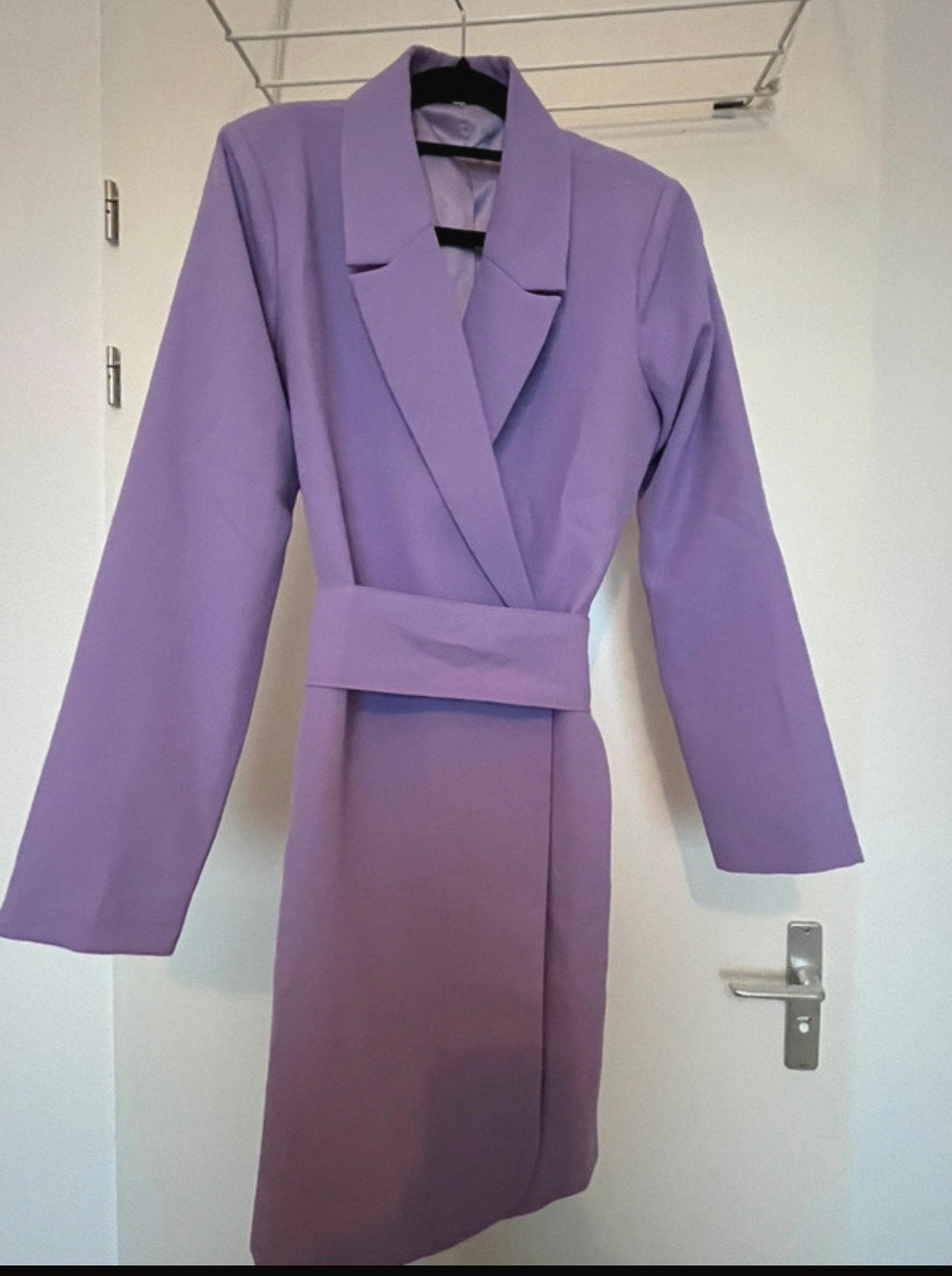 Lila blazerjurk met strikceintuur my jewellery, Kleding | Dames, Paars, Nieuw, Ophalen of Verzenden, Maat 34 (XS) of kleiner