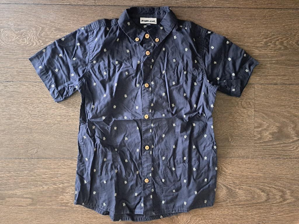 Jongens Blouse  Pomp de Lux  - 110/116  jusa17, Overhemd of Blouse, Ophalen of Verzenden, Zo goed als nieuw, Pomp de Lux