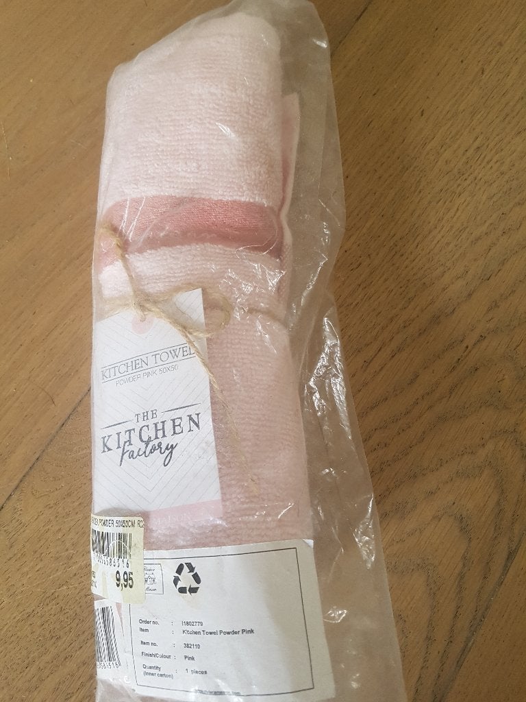 Keuken handdoek riviera maison, Ophalen, Overige typen, Nieuw, Roze
