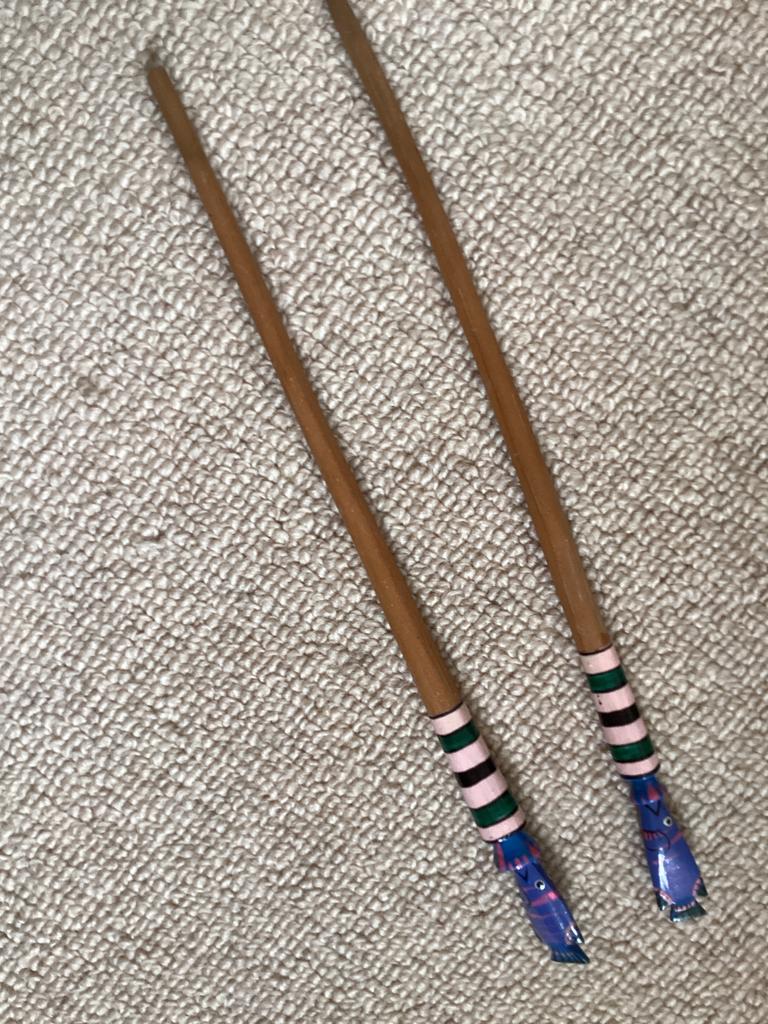 Eetstokjes Vis // 26 cm, Antiek en Kunst, Ophalen of Verzenden