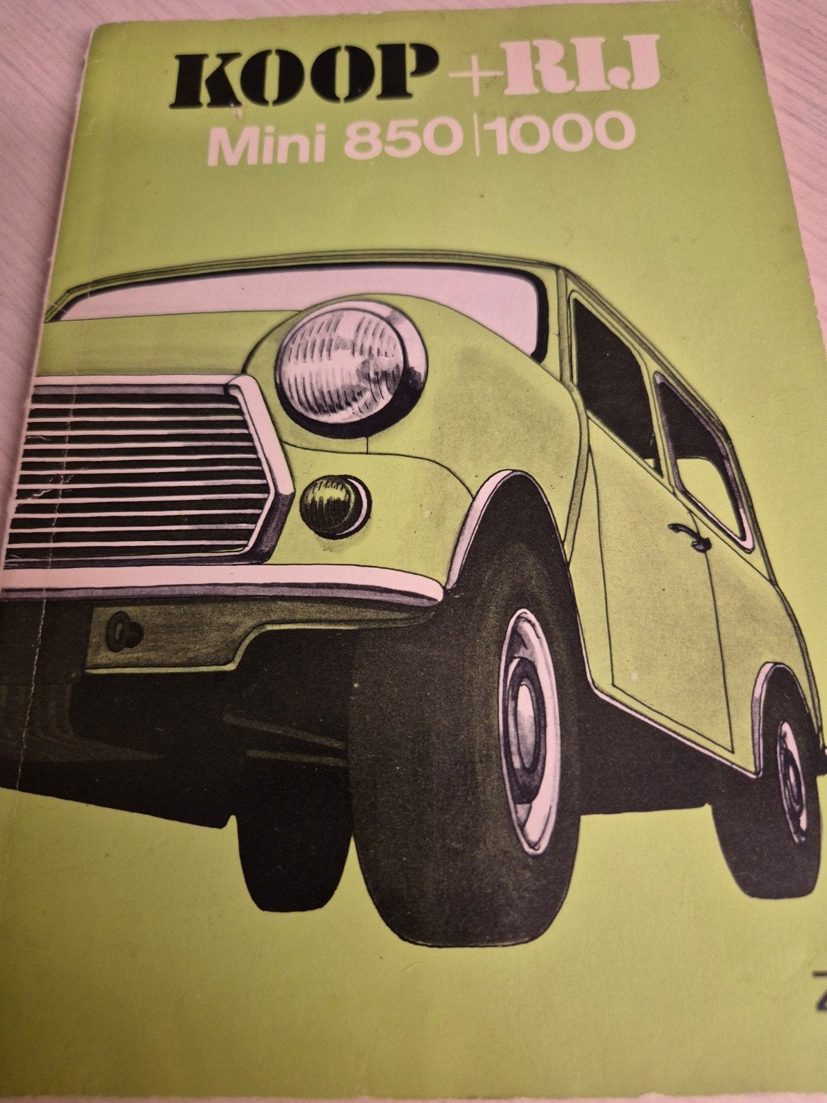 Jaren70 Austin Mini MorrisAustinSeven handleiding instructie, Ophalen of Verzenden