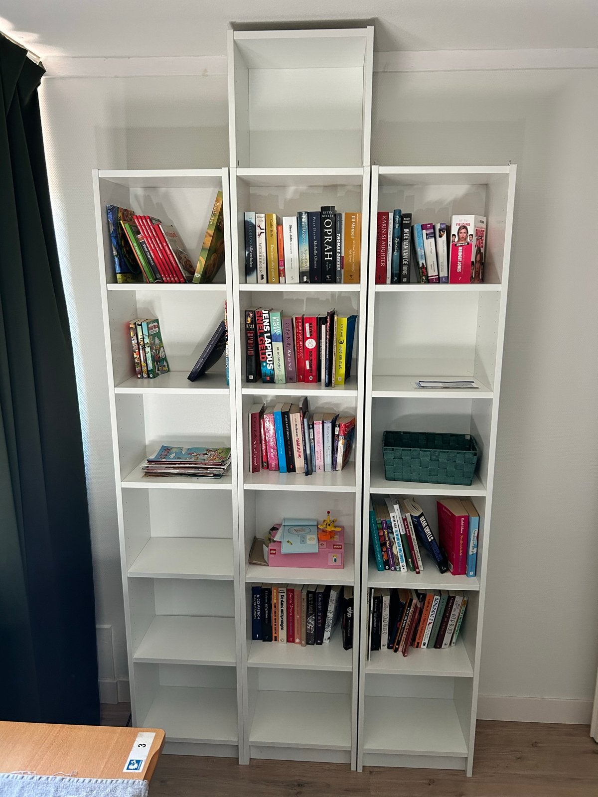 3x IKEA Billy Boekenkasten - 1x met opzetstuk, Ophalen, Minder dan 50 cm, Gebruikt, 200 cm of meer