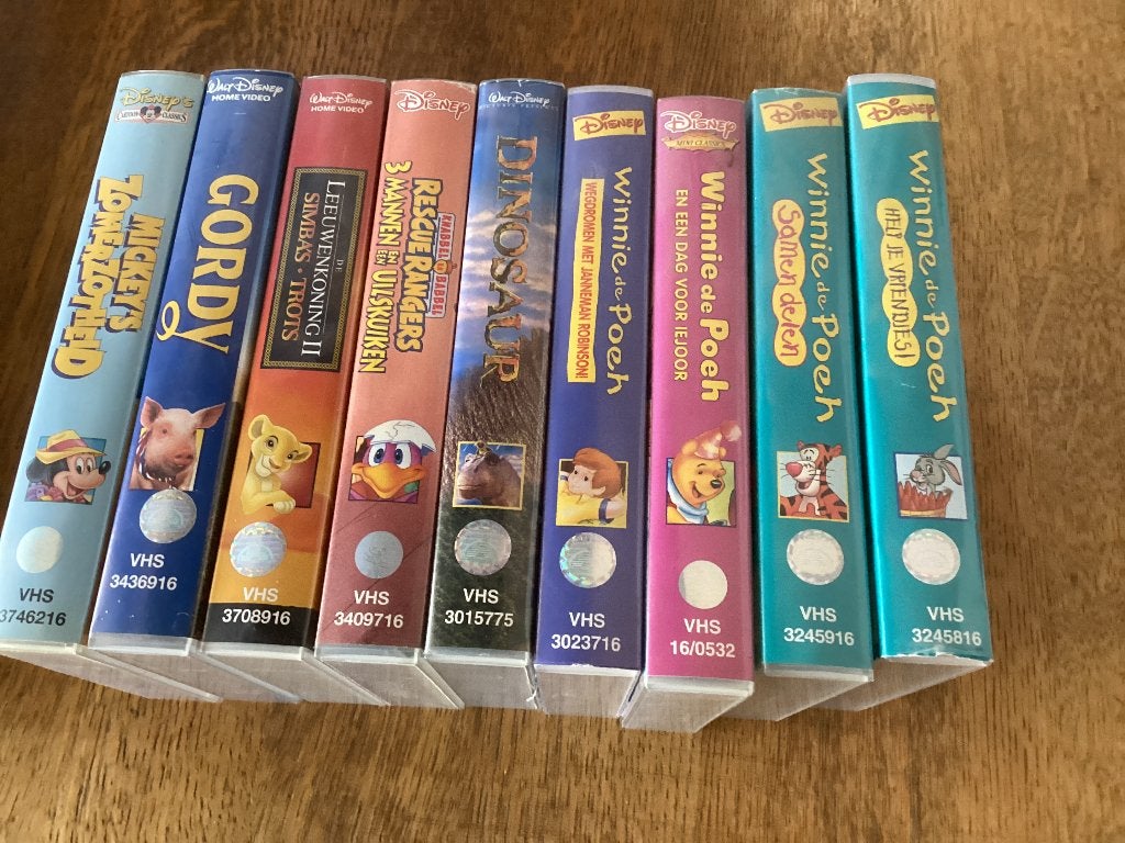 Disney VHS collectie - Diverse titels, Gebruikt, Tekenfilm, Alle leeftijden, Ophalen of Verzenden