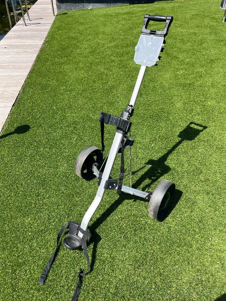 golftrolley, Sport en Fitness, Golf, Ophalen, Gebruikt, Golfkar, Overige merken