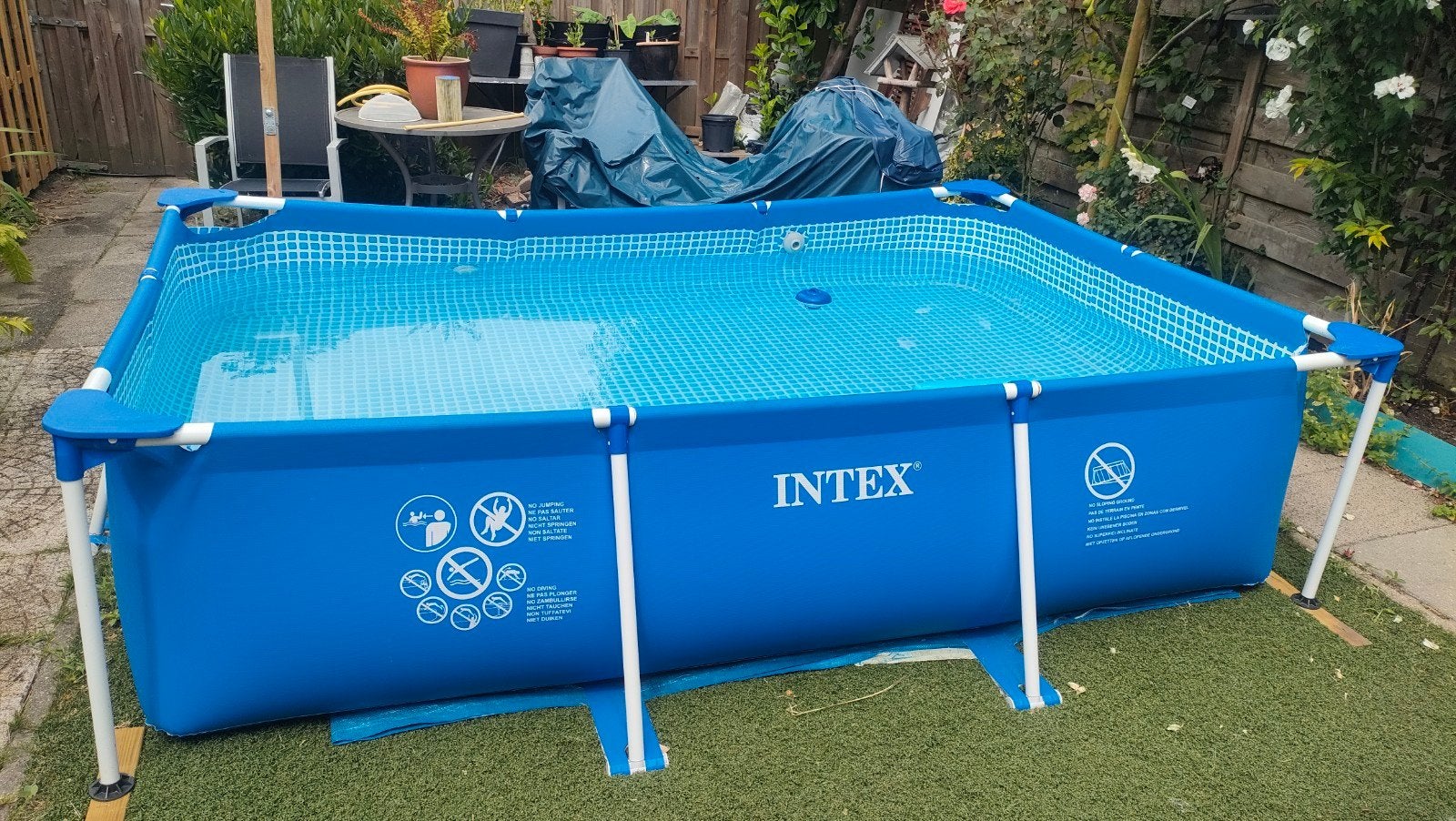 Intex frame zwembad 3 x 2 x 0,75 met accessoires, Minder dan 80 cm, Ophalen of Verzenden, Minder dan 200 cm, Opzetzwembad