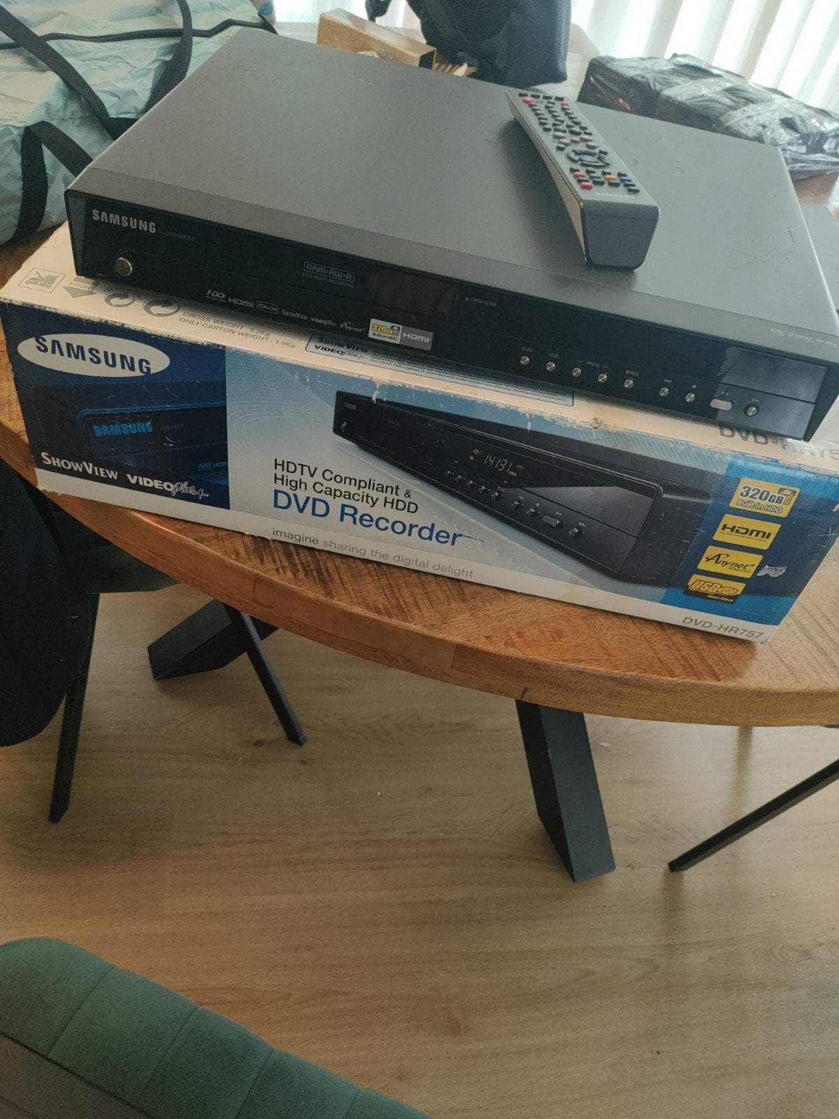 Samsung DVD-HR757, Audio, Tv en Foto, Dvd-spelers, Ophalen of Verzenden, Zo goed als nieuw, Samsung