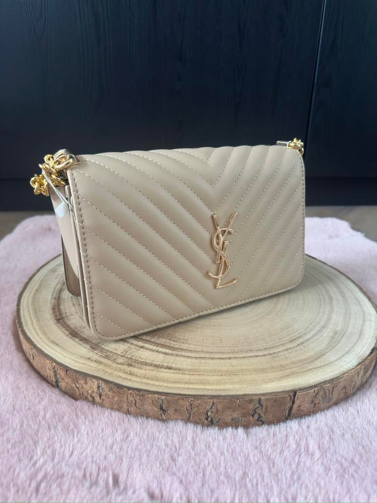 Beige tas nieuw, Sieraden, Tassen en Uiterlijk, Tassen | Damestassen, Ophalen of Verzenden, Nieuw, Beige, Schoudertasje