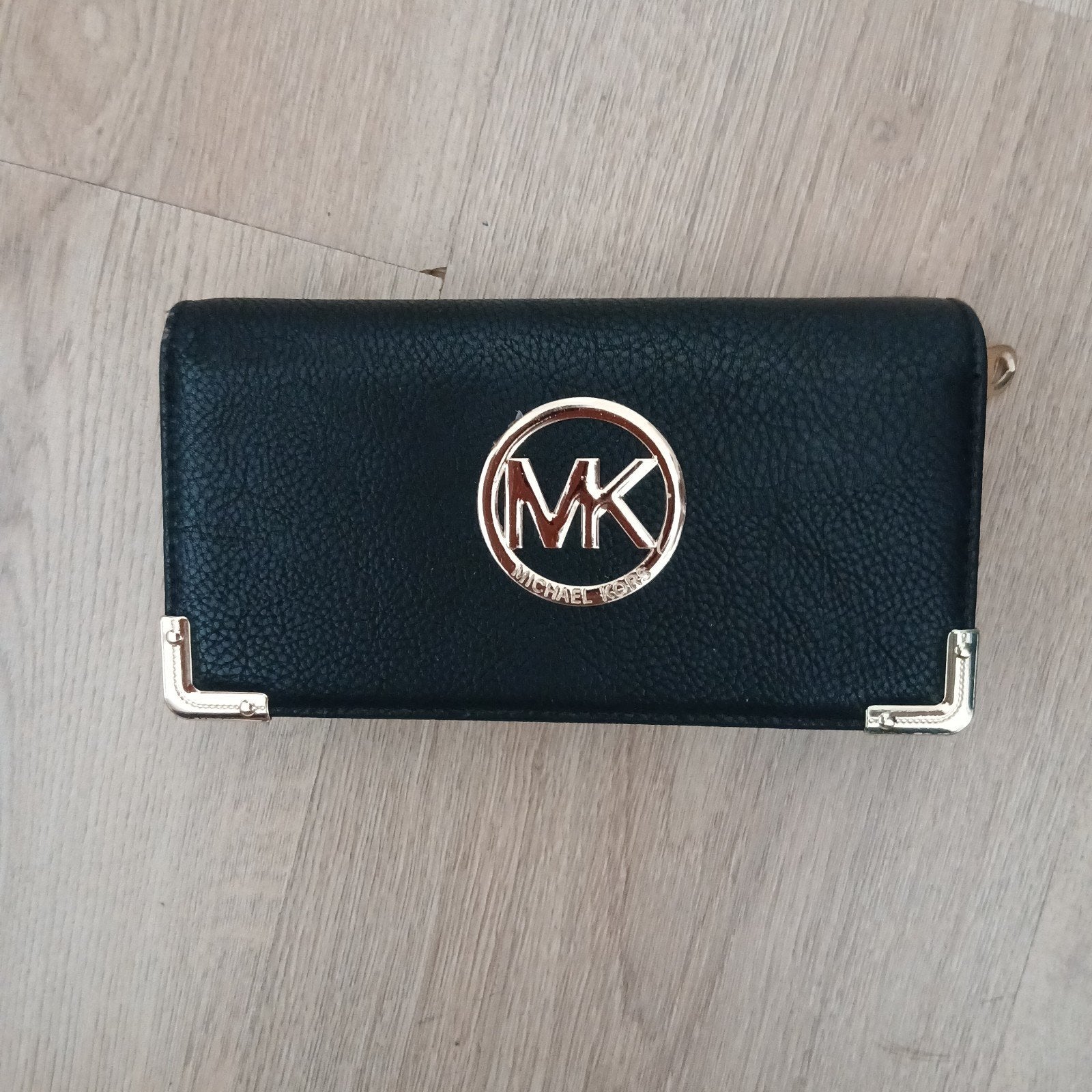 Michael Kors portemonnee - Zwart, zo goed als nieuw, Sieraden, Tassen en Uiterlijk, Ophalen of Verzenden, Zo goed als nieuw, Zwart