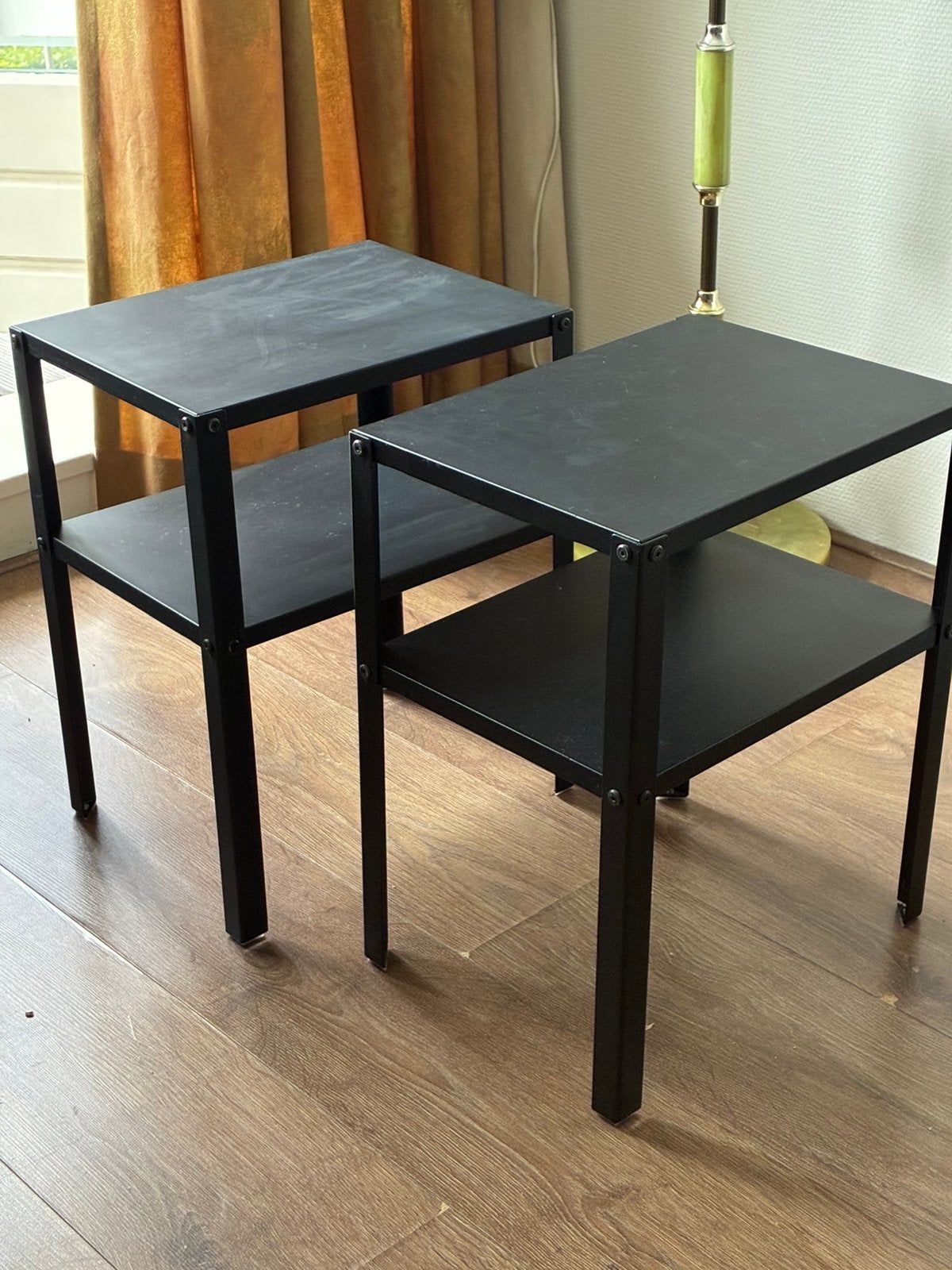Ikea Knarrevik 2x5€ - Nachtkastje / Bijzettafel / side table, Huis en Inrichting, Minder dan 55 cm, Zo goed als nieuw, Rechthoekig